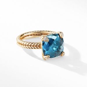 Chatelaine Ring w/ Diamonds 18k Gold David Yurman